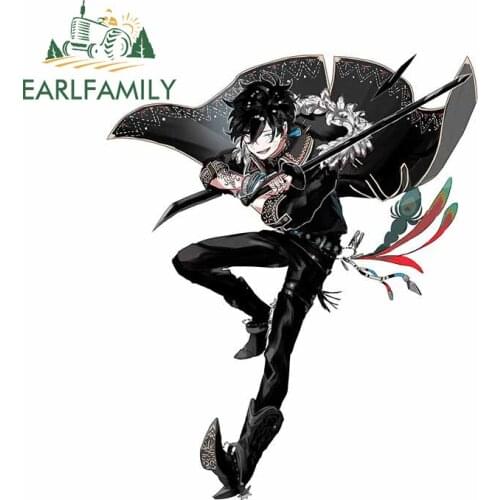 EARLFAMILY 13cm x 10.8cm Auto Truck Decal For Zerochan Anime Cute Car Assessoires Stickers Scratch-Proof Waterproof Decoration