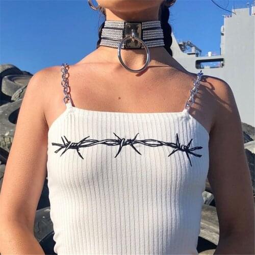 2021 Summer New Sexy Womens White Tops Shirt Bandage Sleeveless Blouse Off Shoulder Tank Vest Female Short Crop Tanks