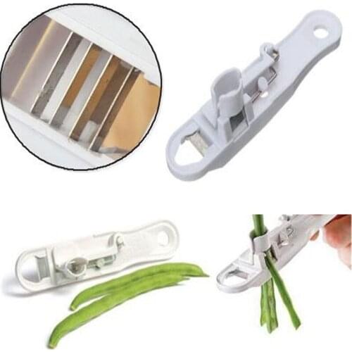 Bean Slicer Cutter Tool Stringer Remover Peeler French Style Green Bean Vegetable Runner Slicer Cutter Kitchen Accessories