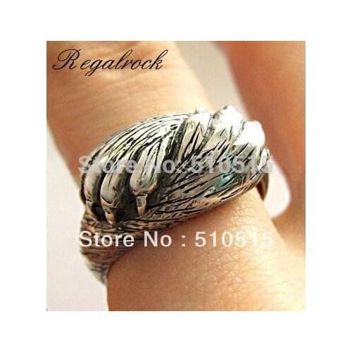 Regalrock Cute I Promise You My Heart Jewelry Promise Cat Claw Talon Ring