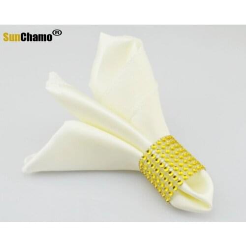 10pcs Satin Square 30cm Napkins Wedding Birthday Christmas Party DIY Decor Handkerchief Table Dinner Tea Napkin Home Supplies