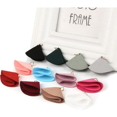 New!Mixed Cotton Silk Tassels Earrings Charm Pendant Satin Tassels for DIY Jewelry Making Findings Materials 10pcs/lot 40*30mm