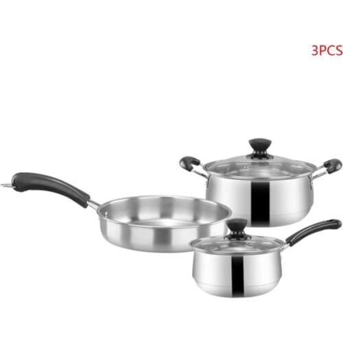 Open Flame Heat-resistant Household Glass Transparent Instant Noodles Bowl Binaural Soup Pots Healthy Porridge Stew Pots