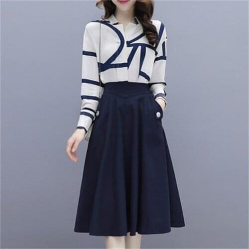 Elegant Office Ladies Two Piece Set Plaid Double Breasted Vest Tweed Jacket + Tassel Pocket High Waist Skirt Casual Skirt Suit