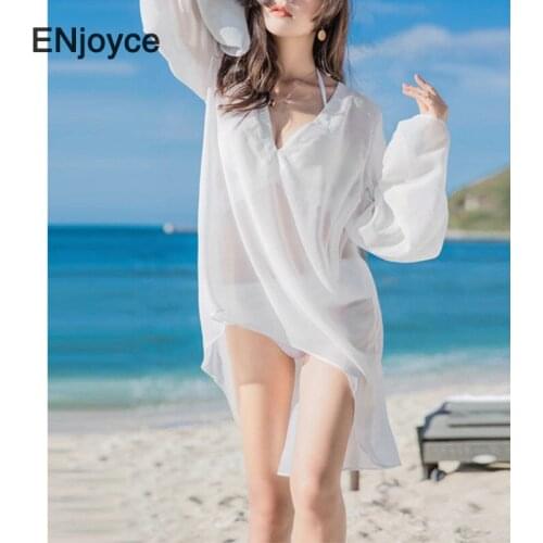 Summer Split Bikini 3 Piece Set 2021 Sexy Bohemian Dress Swimsuit Women Swimwear Swimming Bathing Suit Sunscreen Beach Wear