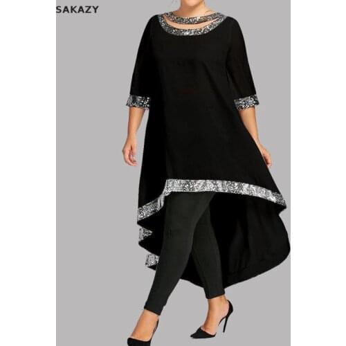 2021 Solid Chiffon Dress Elegante O Neck Solid Sequined Trim White Summer Dress Women Clothes Loose Casual Party S-5xl Dresses