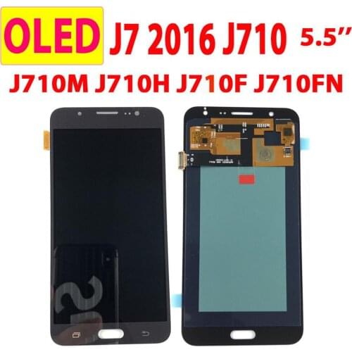 5.5‘’ OLED For Samsung Galaxy J7 2016 LCD J710 SM J710F J710FN J710M J710H LCD Display Screen Digitizer Assembly