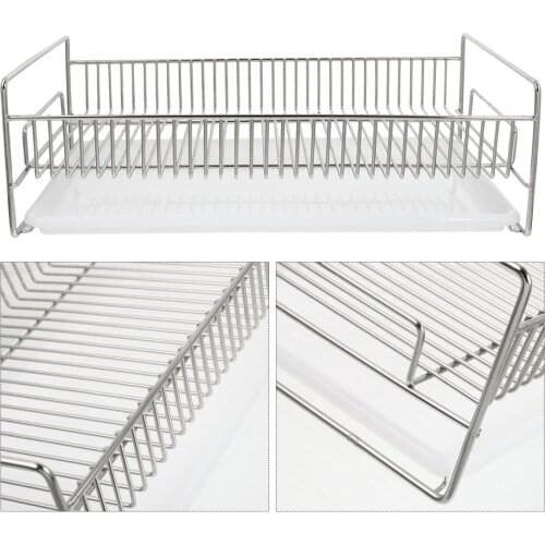 1 Set Durable Leaking Rack Multifunctional Dishes Drainer Dry Draining Shelf