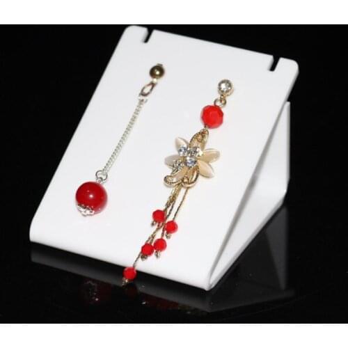 1pcs Mini Clear Acrylic Necklace Pendant Chain Earring Display Stands