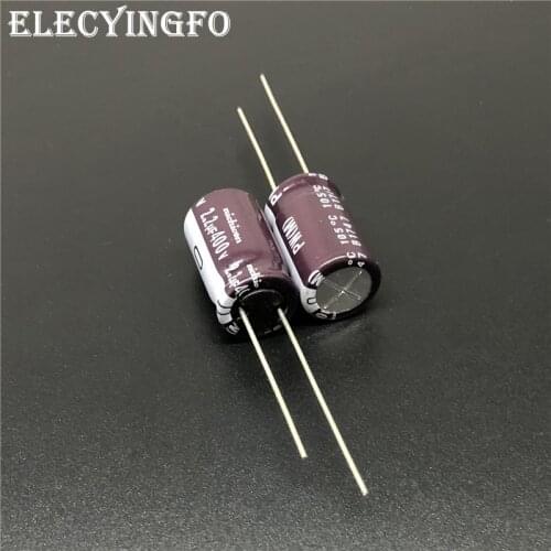 10pcs/100pcs 2.2uF 400V NICHICON PW Series 10x16mm Low Impedance Long Life 400V2.2uF Aluminum Electrolytic capacitor