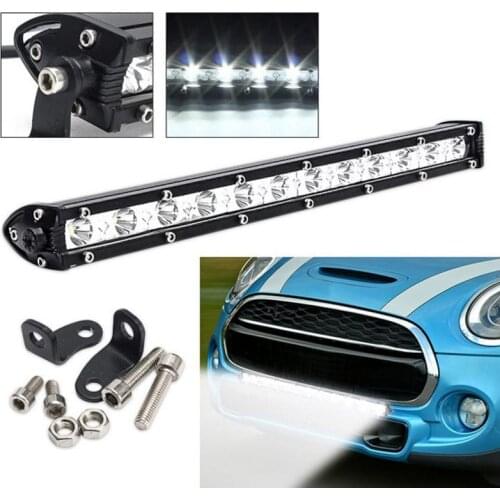 12v/24v 36W Car styling Led light bar Offroad 4wd truck Led driving bar light 4x4 ATV UTV Boat Crane Led lamp 15 inch Slim IP67