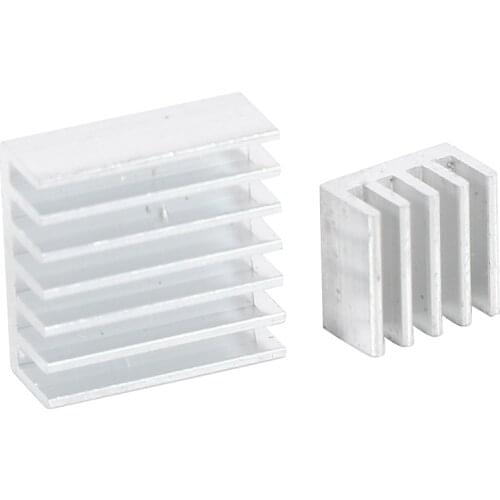 15 PCS One Set Aluminum Heatsink Cooler Adhesive Kit Sink for Cooling Raspberry Pi 4 heatsink