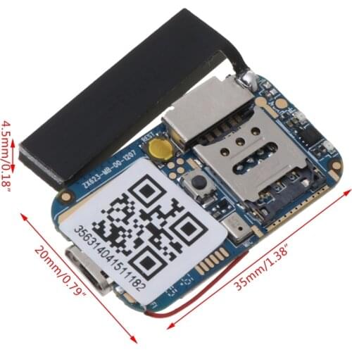2021 New ZX623W GPS Tracker GSM Wifi LBS Locator PCBA SOS Web APP Tracking Voice Recorder