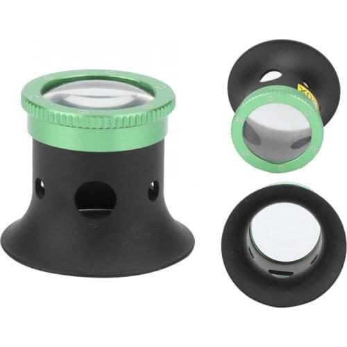 20x Watch Magnifier Jewelry Watch Magnifying Eye-Glasses Type Repair Magnifier Loupe Jewelry Tool Set without Band for Watchmake