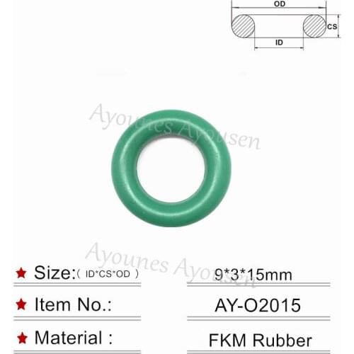500pieces fuel injector rubber oring seals 9*3mm for ford fuel inejctor repair kits free shipping (AY-O2015)