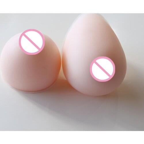 800g Top Quality Bionic Skin White Fake Silicon Breasts for Drag Queen Transsexual Transgender Boobs Enhancer Rhinestone