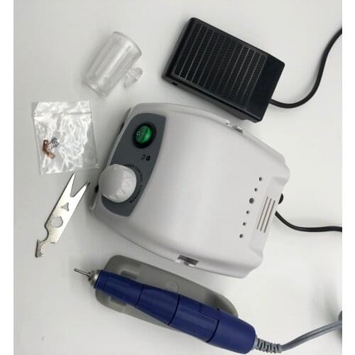 40000RPM STRONG 210 102L Micromotor Handpiece & STRONG 207B Control Box Electric Nail Drill Machine Manicure Nail Art Equipment