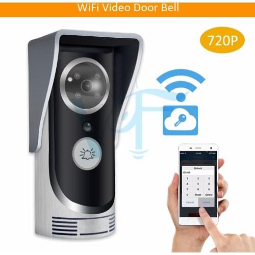 Free shipping 720P wifi doorbell interfone camera video porteiro interphone maison IP video door phone doorbell intercom VF-DB01