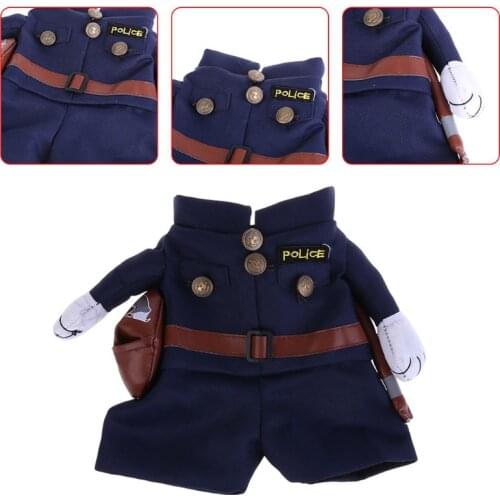 C5AC Funny Pet Costume Dog Cat Costume Clothes Dress Apparel Doctor Policeman Cowboy