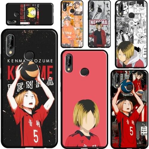 Anime Kenma Kozume Haikyuu Case For Huawei P30 P40 P10 P20 Lite P Smart 2021 Nova 5T Cover For Honor 20 Pro 8X 9X 10i