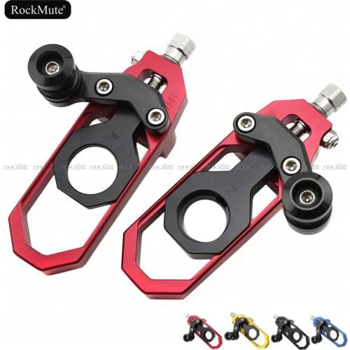 For YAMAHA YZF R1 2015 2016 2017 Motorcycle CNC Chain Adjusters Tensioners With Spool Fit Black Gold Red Blue
