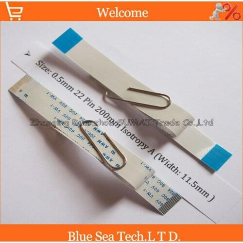 20 pcs/lot FFC/FPC Flexible Flat Cable 0.5mm pitch 22 pin 200mm Isotropy A or Anisotropy B cable,AWM 20624,80C 60V VW-1