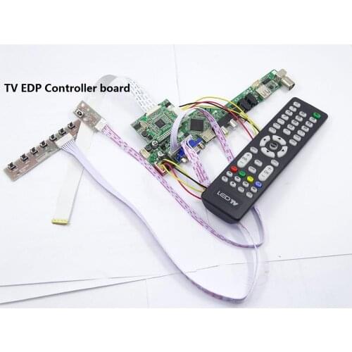 Card kitTV AV USB AUDIO LCD VGA EDP KIT Controller Board HDMI FOR 30pin LP156WF4-SPk2/SPL1 1920X1080 panel Screen
