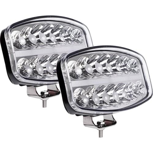 80W Round Bright LED Spotlight Work Light Bar Car SUV/ATV Truck Driving Fog Lamp For Car Repairing Camping Hiking Backpacking