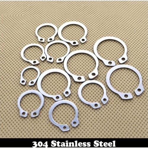 M5 304 Stainless Steel 304ss Spring Washer DIN471 C-Type Calabsah C Type Snap Retaining Ring For 5mm External Shaft Circlip