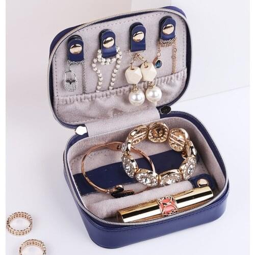 Mini Jewelry Storage Bag, Simple Flannel Ornament Buggy Bag, Travel Jewelry Ear Stud Necklace Box