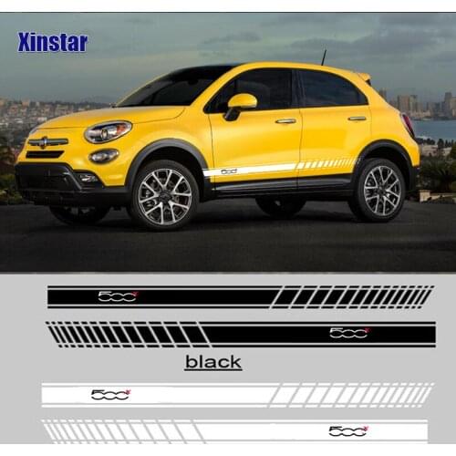 2pcs Decal Sticker car head sticker for fiat 500x