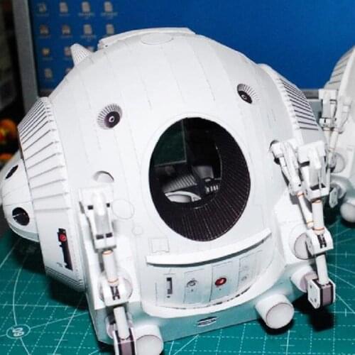 Single Capsule Spacecraft DIY 3D Paper Card Model Building Sets Construction Toys Educational Toys Military Model