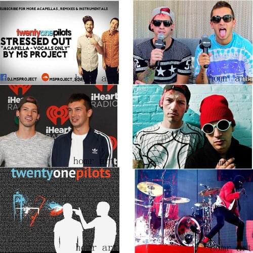 Twenty one pilots Poster Clear Image Wall Stickers Home Decoration Good Quality Prints White Coated Paper home art Brand