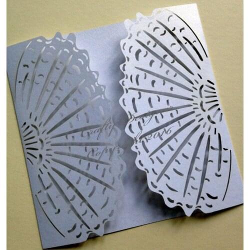 50pcsB espoke Beach Shell Wedding Invitation,laser cut custom invitations, personalized greeting card,Seaside wedding