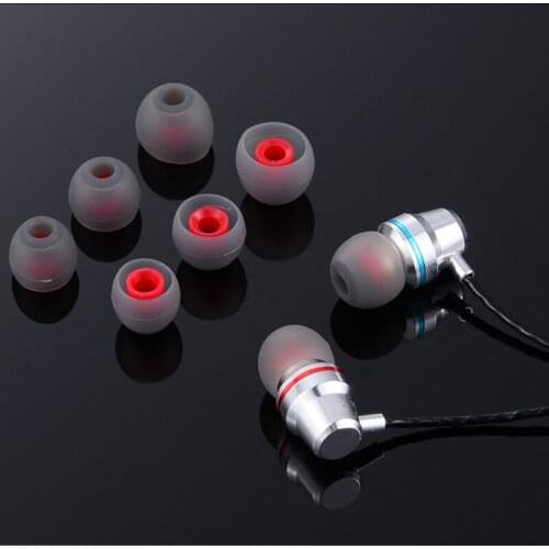 4.0 MM (L M S) Pads for in-Ear Headphones Silicone Eartips/Ear Sleeve Headset Accessories