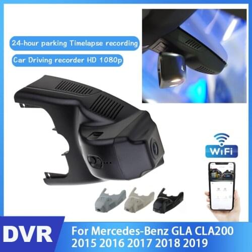 Car DVR Driving Video Recorder For Mercedes-Benz GLA CLA200 2015 2016 2017 2018 2019 Night Vision Control Phone APP HD 1080P