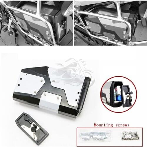 Stainless 4.2L Tool Box Left Side Bracket Fit For BMW R1200 GS LC Adventure R1250GS/ADV F850GS/F750GS R1200GS R1250 GS