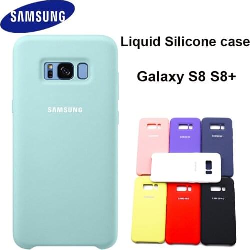 Samsung Galaxy S8/S8 Plus S8+ Silky Silicone Cover Soft-Touch Finish Back Protective Case For Samsung S8/S8plus