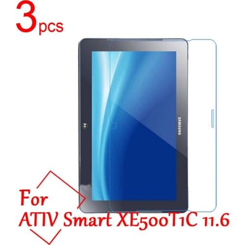 3pcs Ultra Clear/Matte/Nano anti-Explosion LCD Screen Protectors Cover for Samsung ATIV Smart PC XE500T1C-A01CN 11.6 Tablet Film