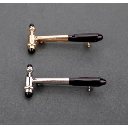 Doctor/Nurse Brooch Reflex Hammer Pin Medical Jewelry Diagnostic Hammer Health Care Relaxation Message Tool Chemistry Jewelry-40