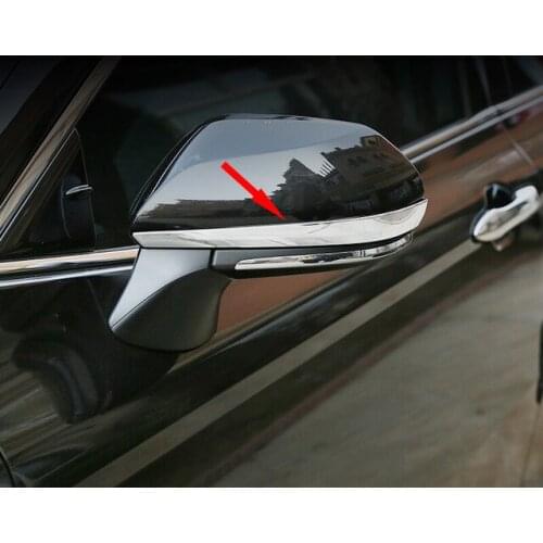 ABS Chrome For Toyota Avalon 2018 2019 Car Rearview Mirror Decoration Strip Cover Trim Sticker Car Styling Accessories 2 Pcs/set