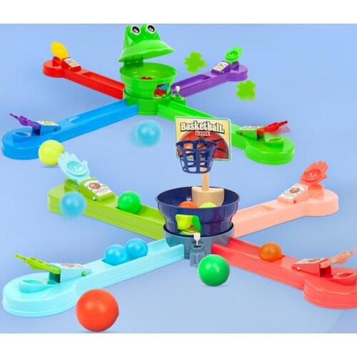 Children Interactive Frog Finger Bouncing Basketball Desktop Board Game Gift Toy
