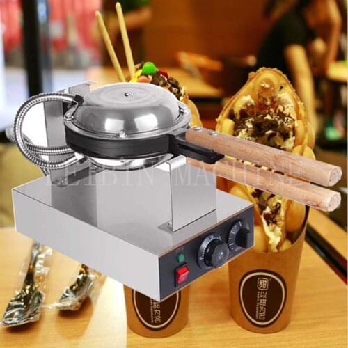 High Quality Automatic Electric Egg Waffle Baker Machine In Bakery Equipment Egg Puff Waffle Maker