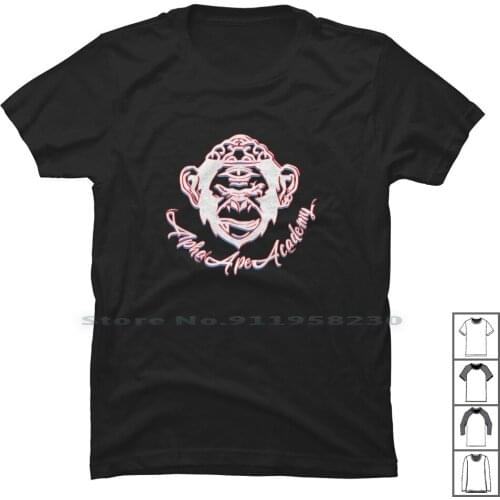 Alpha Ape Academy T Shirt T Shirt 100% Cotton Fashion Academy Famous Alpha Some Ape Ade Us My Me Hi