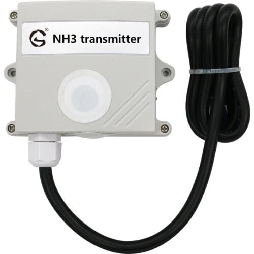 Hot sale RS485 output DC 12-24V gas leak sensor nh3 ammonia gas detection detector