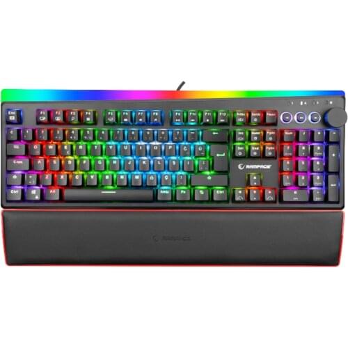 Mechanical RGB Backlit RED Switch Gaming Gaming Keyboard fast game fast best