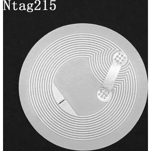 10 Pcs NTAG215 NFC TAG Sticker Key Patrol Label RFID Tag For Access Control Card