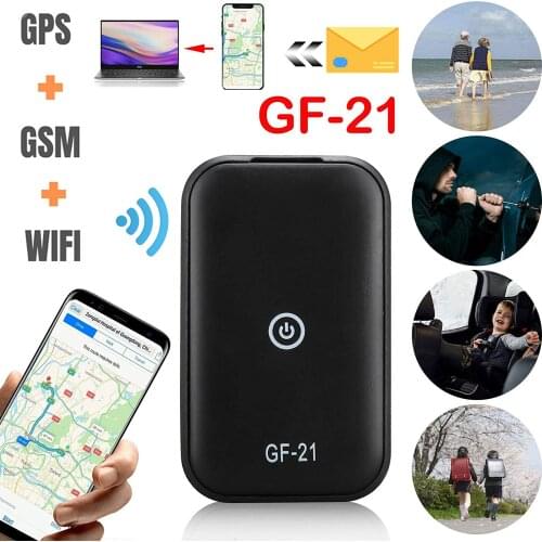 Mini GPS Tracker Locator Voice Activated Recorder Audio Recording Device WiFi/GSM