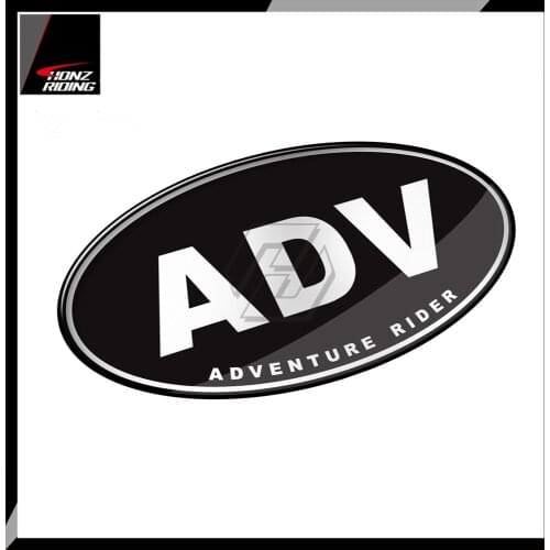 For BMW Kawasaki Suzuki Adventure Stickers 3D Motorcycle Decal Adventure Rider ADV Sticker
