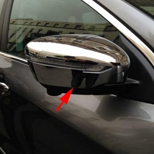 Car Styling Side Mirror Rearview Triple Cover Trims FOR Nissan X-Trail Rogue Sport Qashqai Murano T32 J11 Chrome Accessories